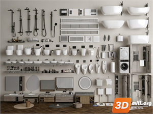 Bathroom accessories Skp Files